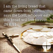 Diocese of San Bernardino - I am the living bread that came down from  heaven, says the Lord; whoever eats this bread will live forever. JN 6:51 |  Facebook